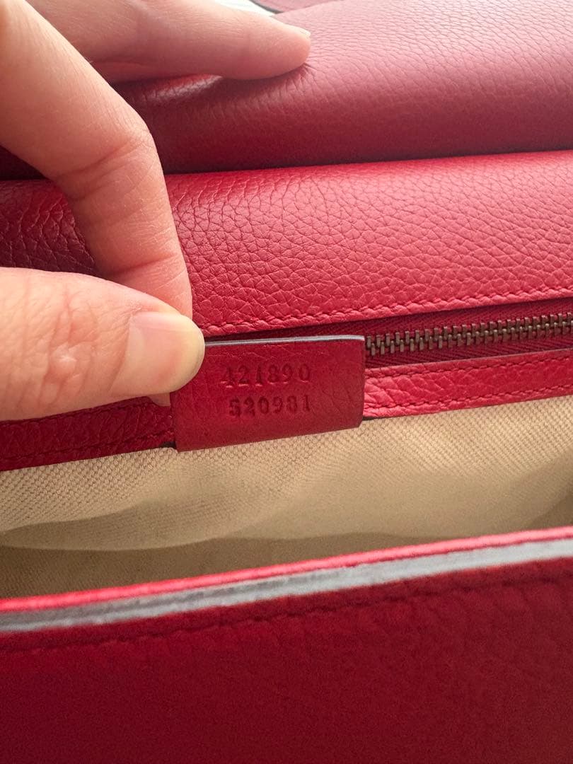 GUCCI グッチ　GGマーモント　バッグ　ハンドバッグ　421890 極美品