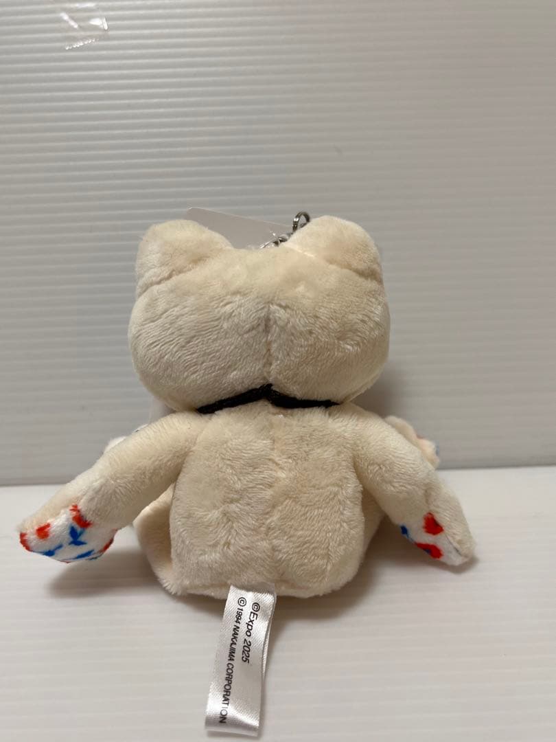 かえるのピクルス★赤・緑・青・アイボリー★マスコットとキーリング4匹セット