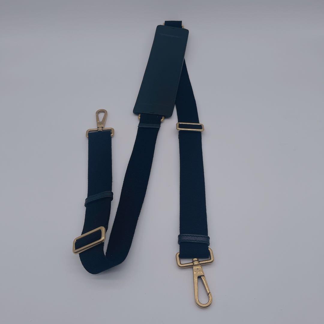 【GUCCI】ウェブ付ブリーフケース ビジネスバッグ 2WAY レザー ブラック