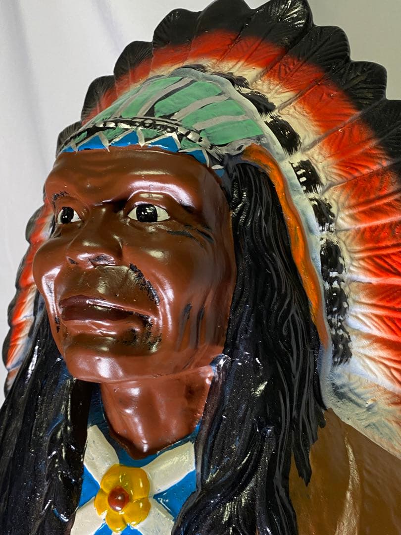 2172❣️ インディアン 男性 オブジェ 看板