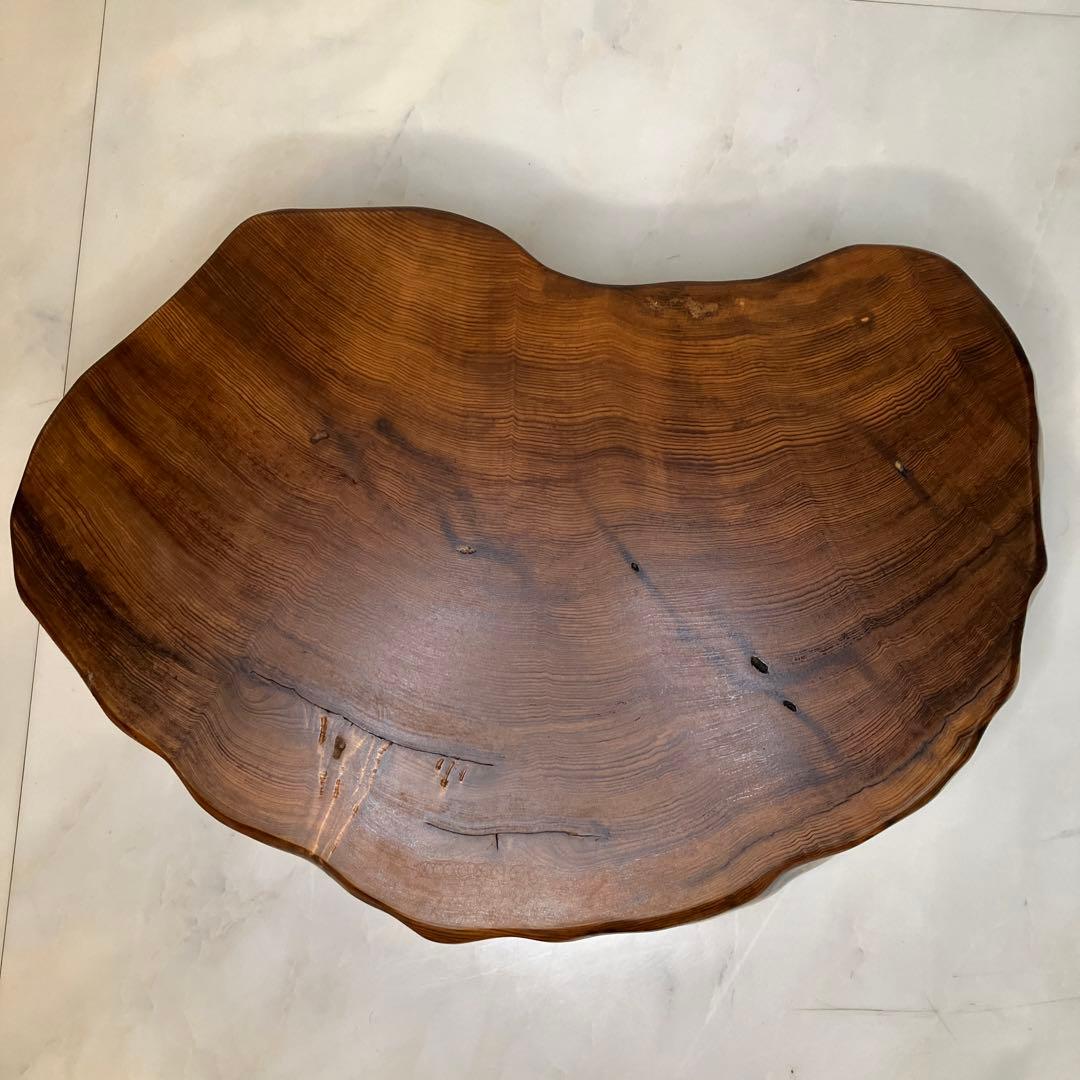 希少 屋久杉飾り台 一枚板 屋久杉 置き台 屋久杉工芸品