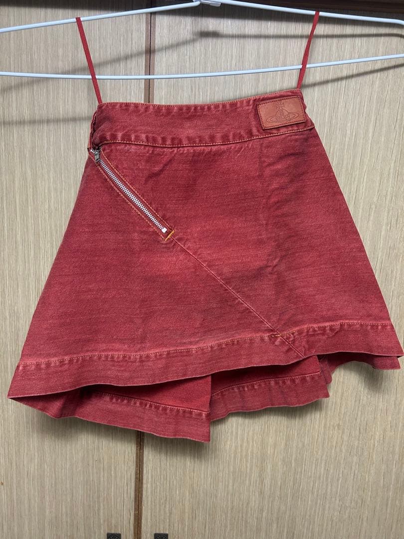 Vivienne Westwood 変形プリーツデニムスカート