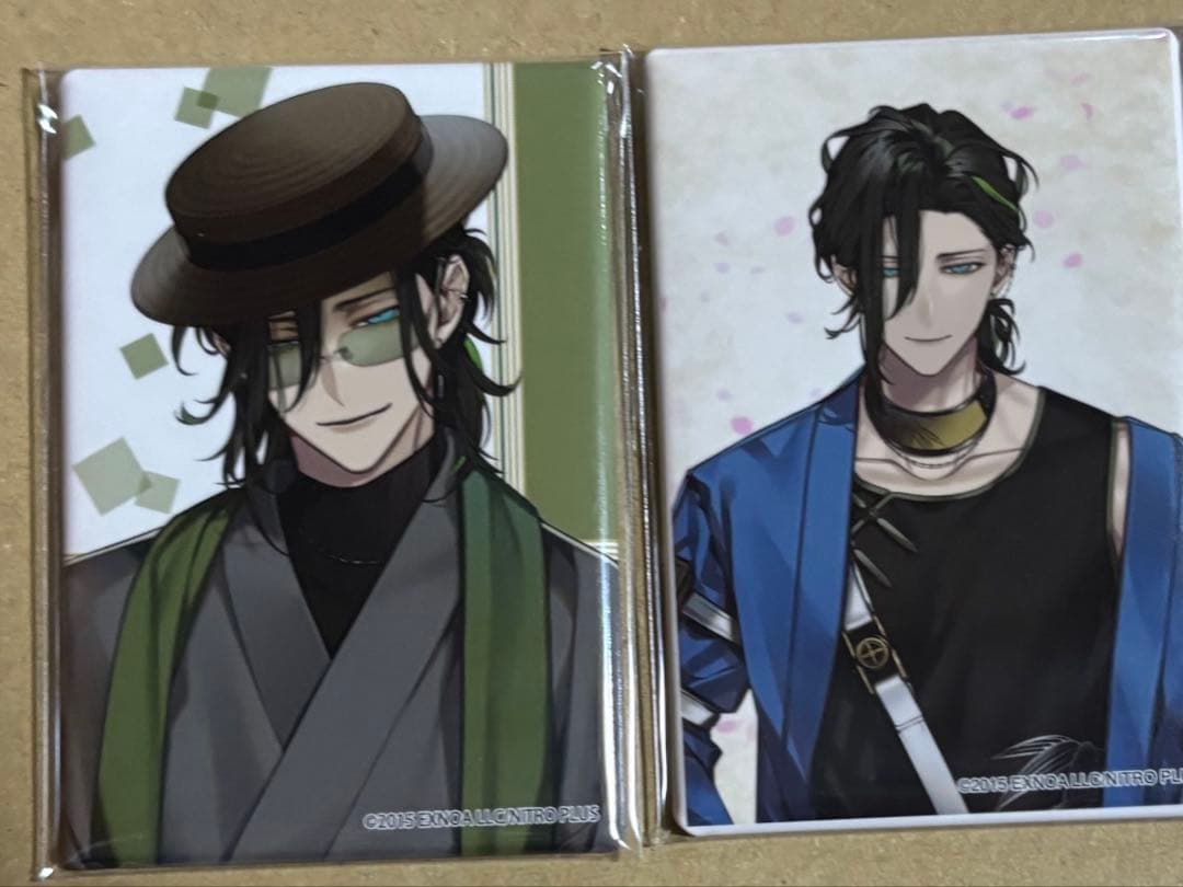 人気，お得 刀剣乱舞 笹貫 スクエア缶バッジコレクション 跪坐 軽装