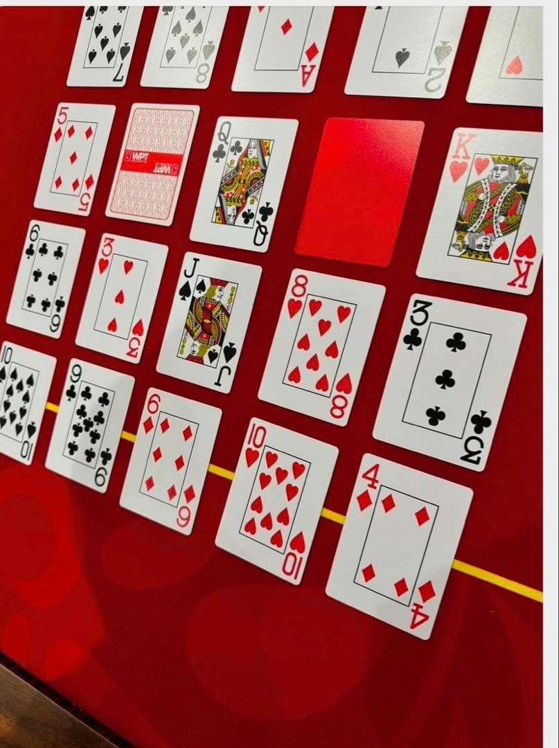 WPTポーカー専用トランプ 赤•青5セット ※セール中