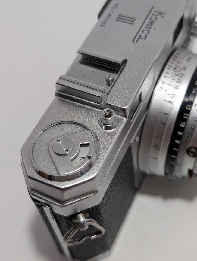 完動・美品】 KONICA Ⅲ 48mm F/2.4 レンジファインダーカメラ