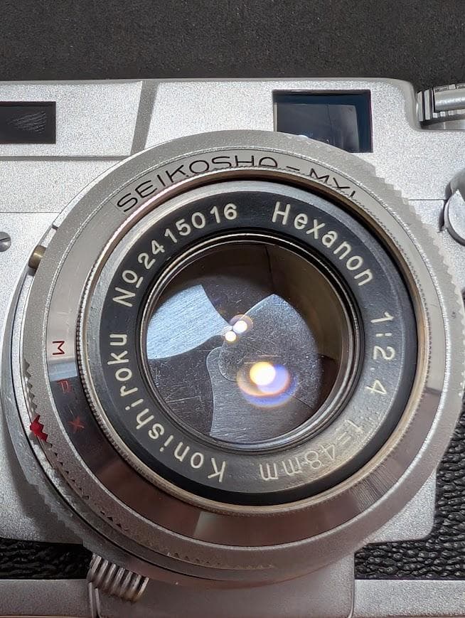完動・美品】 KONICA Ⅲ 48mm F/2.4 レンジファインダーカメラ