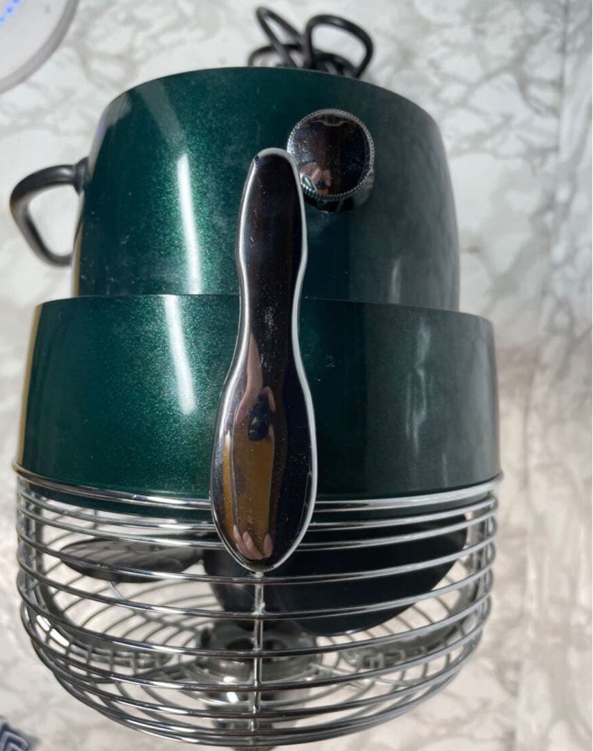 専用　Vintage Fan グリーン 卓上扇風機