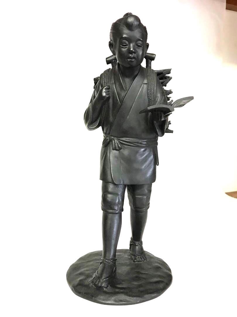 銅製:二宮金次郎像 二宮金次郎像 (岡崎雪聲) - Wikipedia