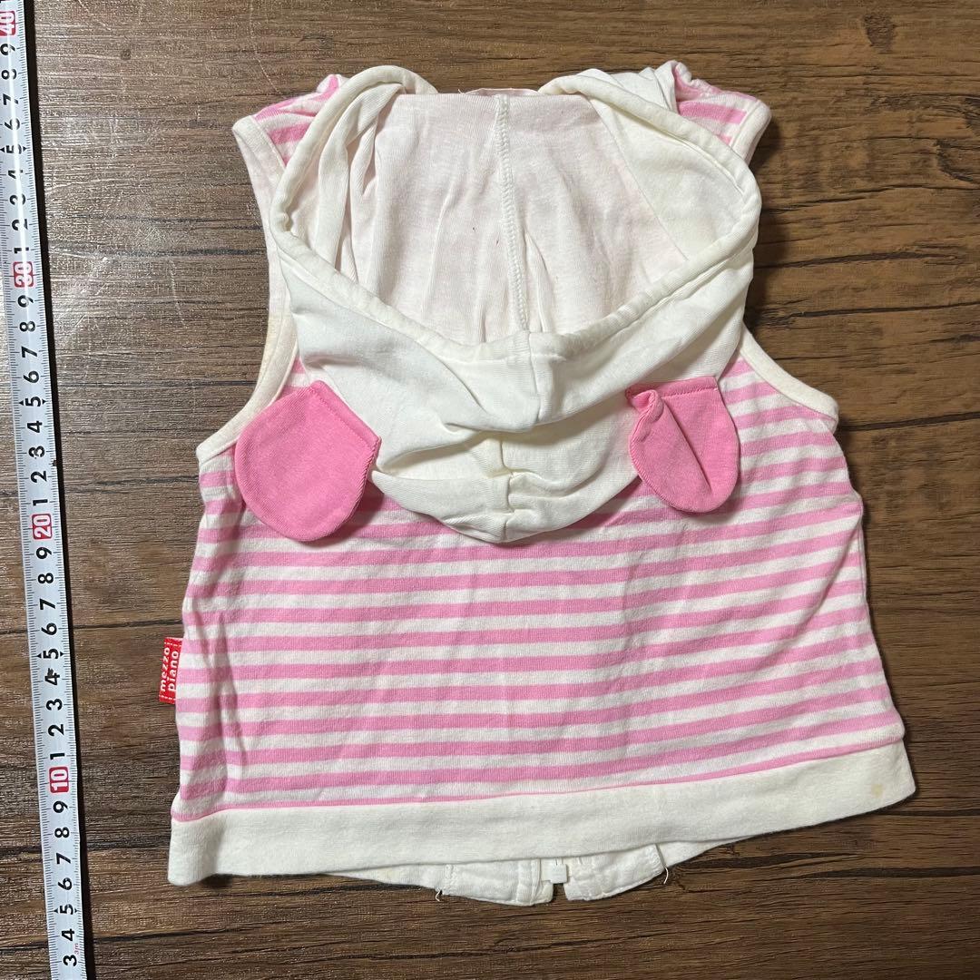 メゾピアノ　90サイズ衣類セット　みみぽぽ　Tシャツ、ズボン　おまけ付