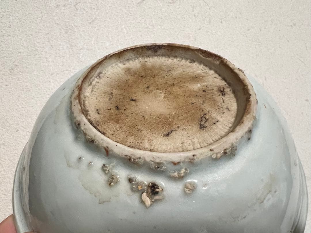 中国 明朝 古染付 ナズナ文様 魯山人 愛玩 向付 懐石 茶道 骨董 古