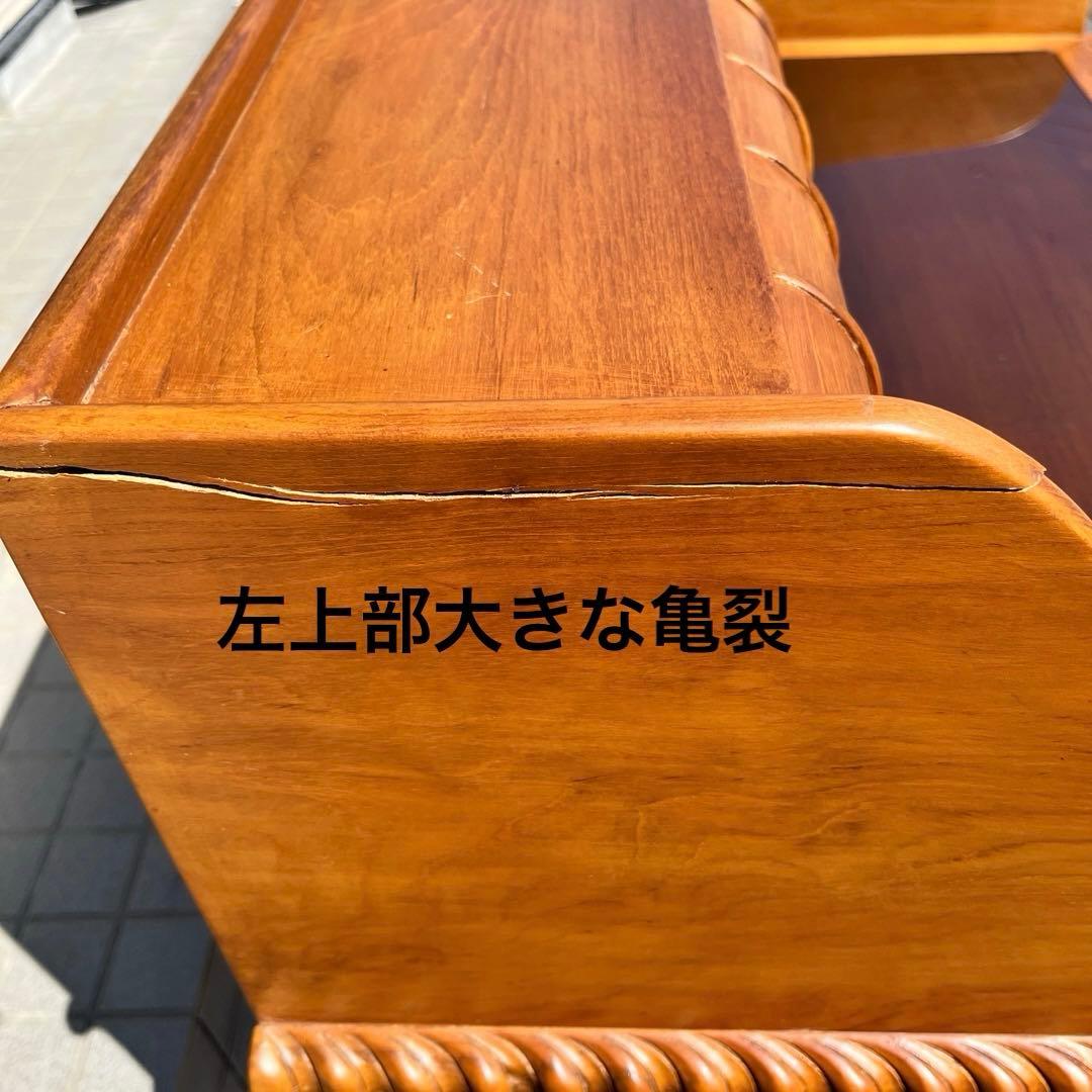 高級 ヨーロッパ アンティーク 猫脚 書斎机 ビンテージ 木製机 豪華