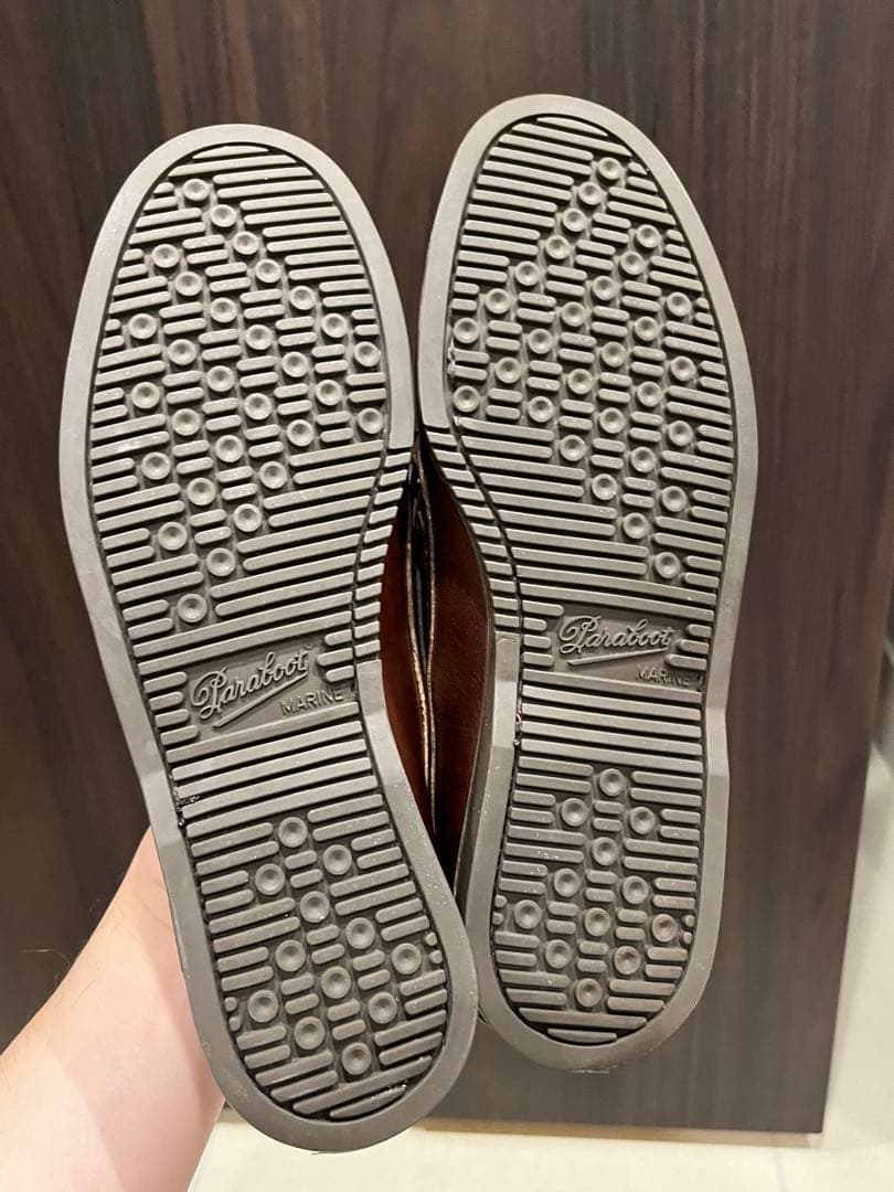 【美品】paraboot BIRTH バース モカシン 6.5 マロン