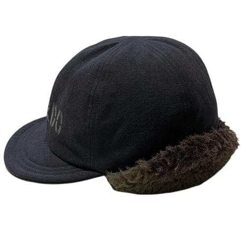 希少美品 WEIRDO デッキキャップ ネイビーL ステンシル イヤーマフ