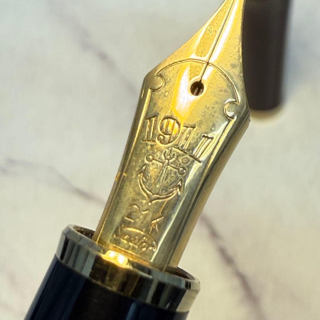 長原宣義 作品 21K万年筆 日本製 専用ケース付き