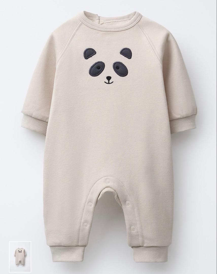 ZARA 裏起毛ロンパース74cm - メルカリ