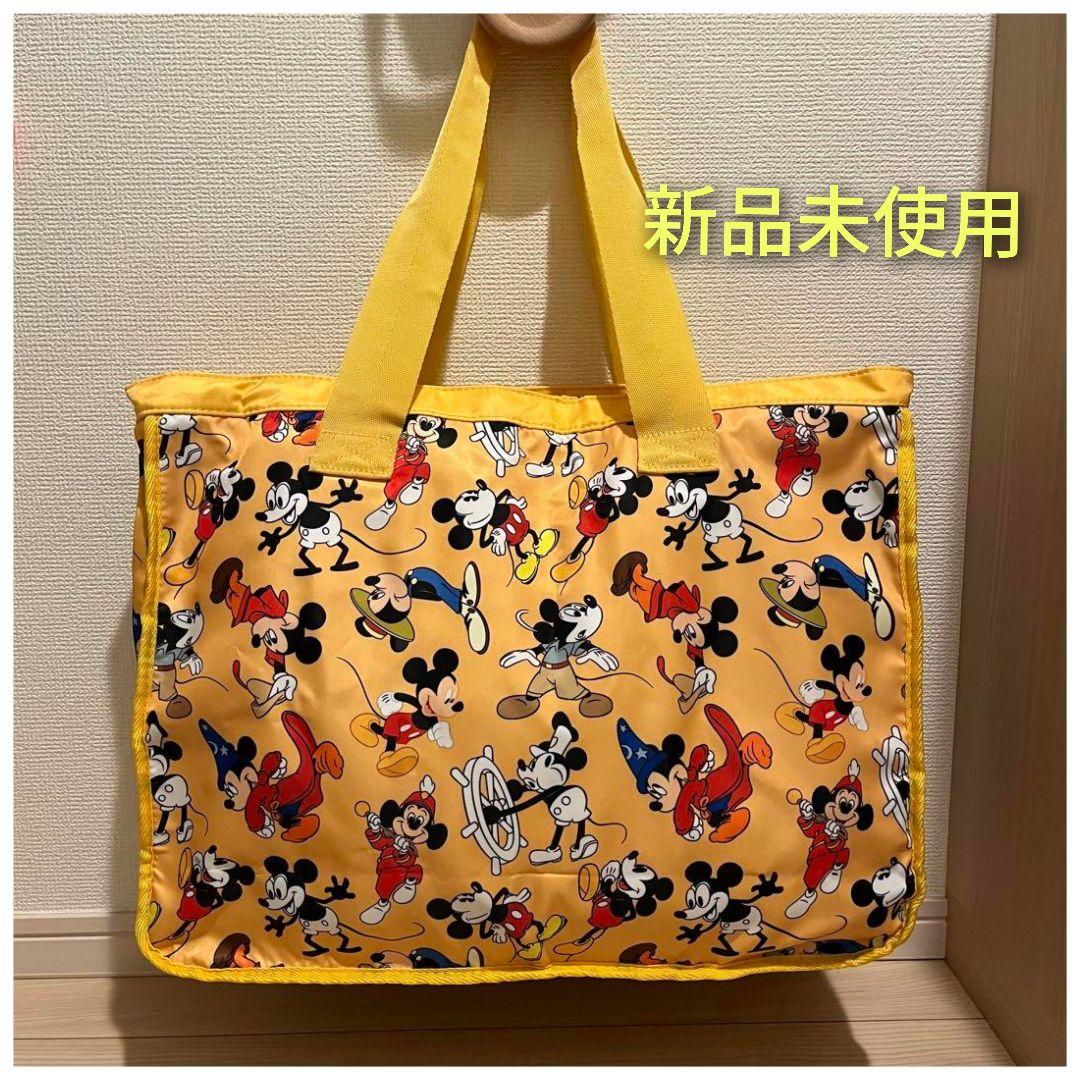 廃盤 新品未使用 ディズニーストア ミッキー歴代柄トートバッグ