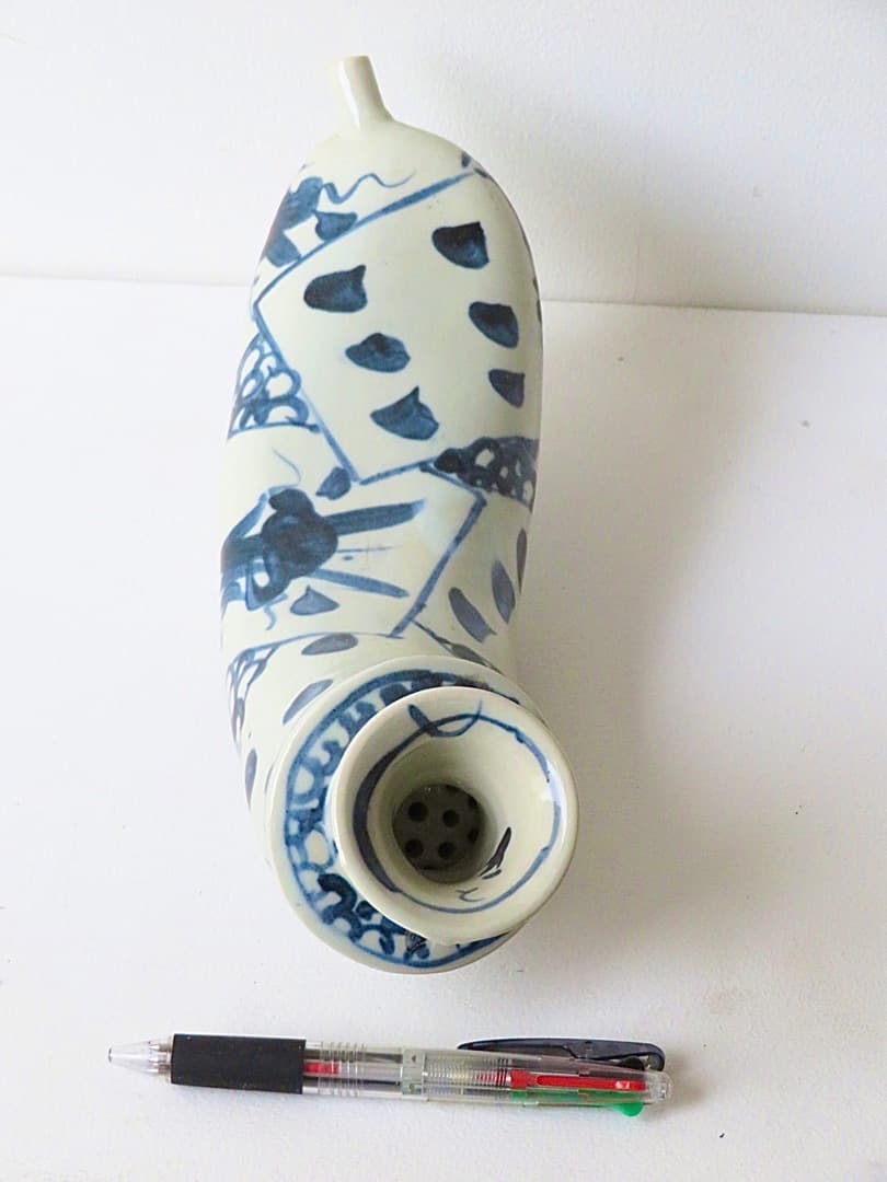 値下中】佐藤敏 走泥社 染付の注器 - メルカリ
