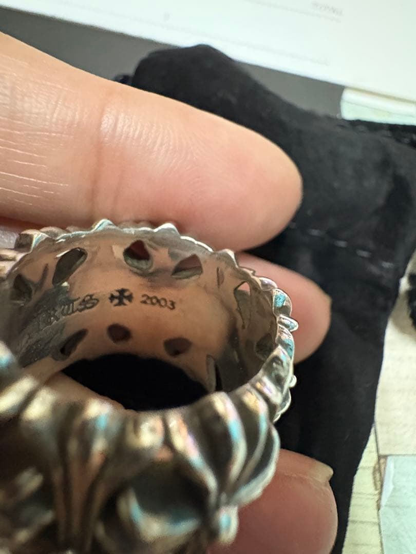 ちゃんちー様用Chrome Hearts セメタリークロスリング20号