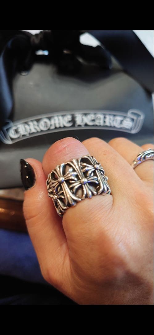 ちゃんちー様用Chrome Hearts セメタリークロスリング20号
