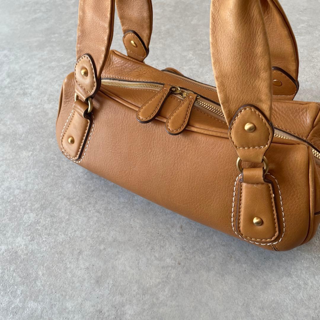 美品【定価7万】レア土屋鞄 ラフィネミディアムバンドショルダー ハンドバッグ