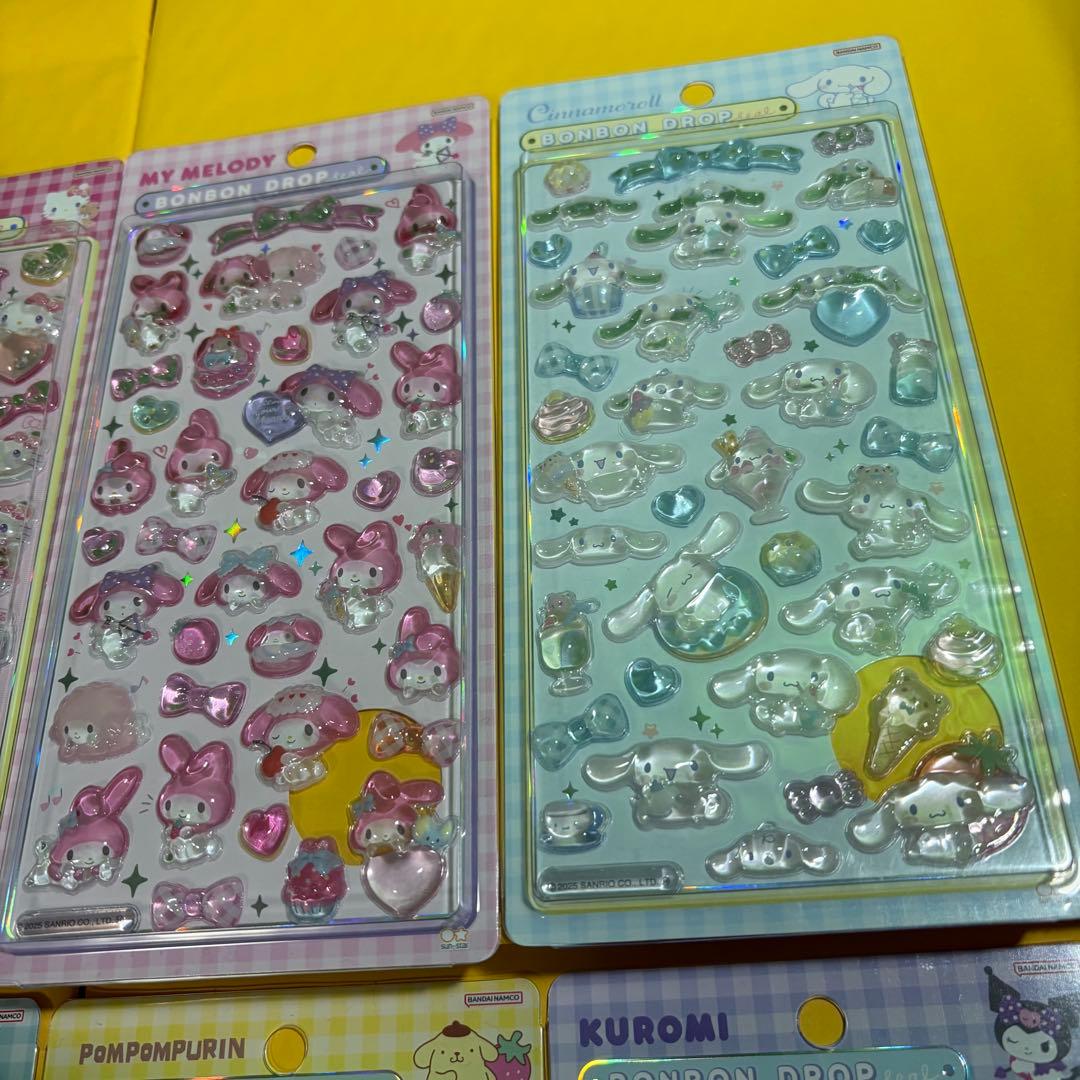 【正規品】ボンボンドロップシール　サンリオ　8枚セット