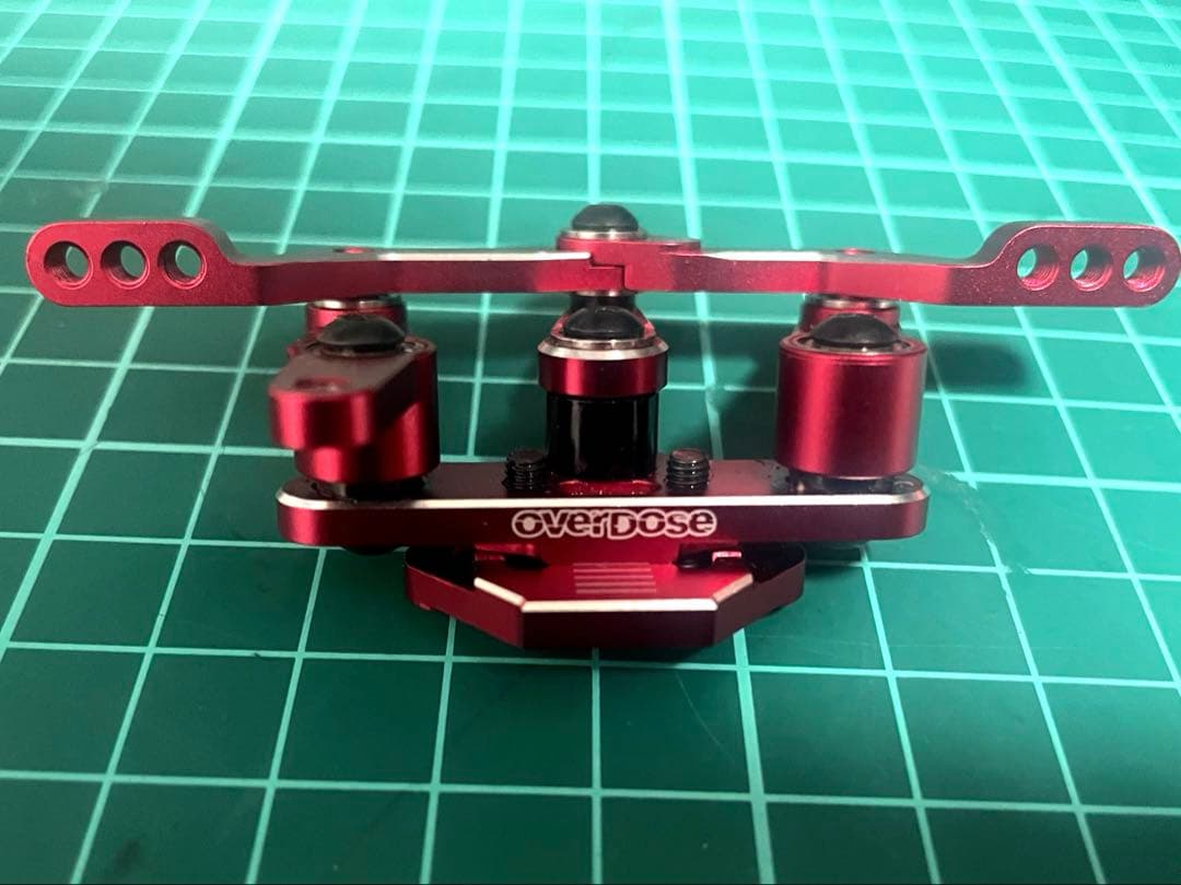 OVERDOSE トリプルリンクステアリングワイパー　レッド