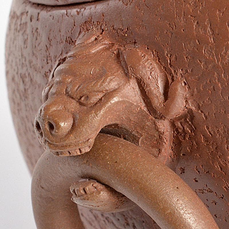 中国　紫砂　朱泥　急須　茶壷　D　R7266