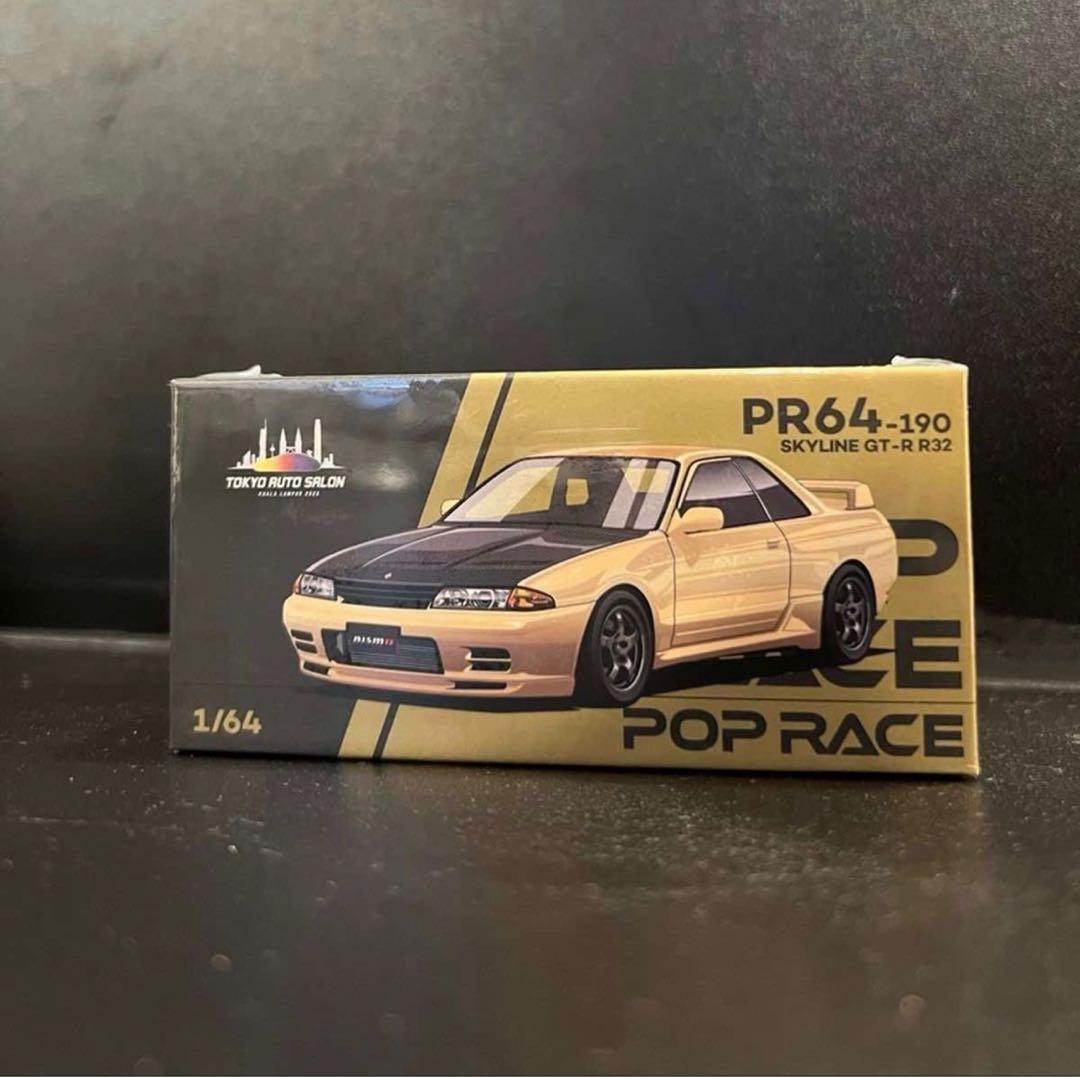 POP RACE SKYLINE GT-R R32 1/64 TASKL限定