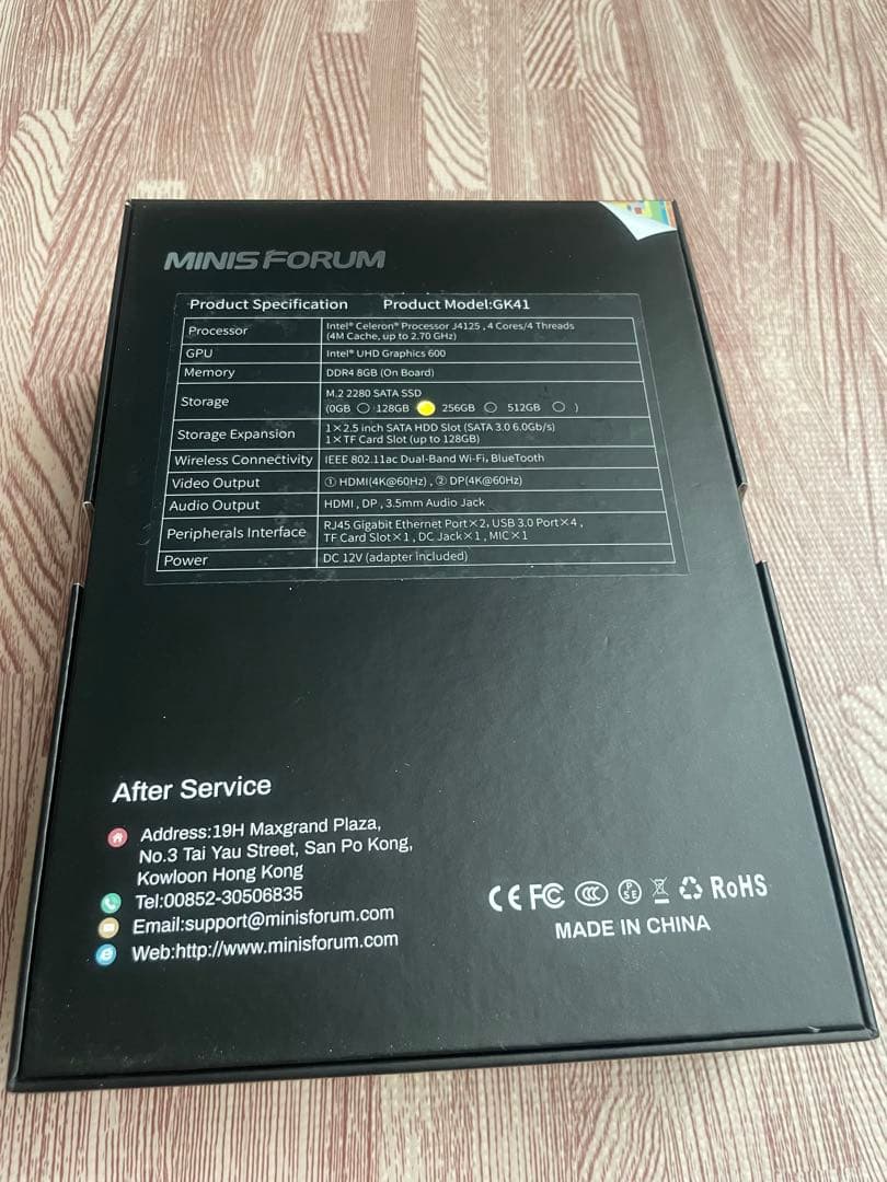 ほぼ未使用】MINIS FORUM ミニPC リセット済み