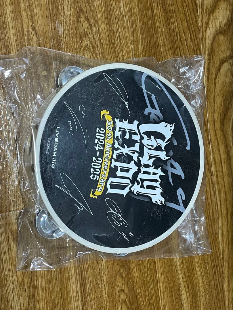 GLAY オリジナルタンバリン GLAYEXPO 30htAnniversary