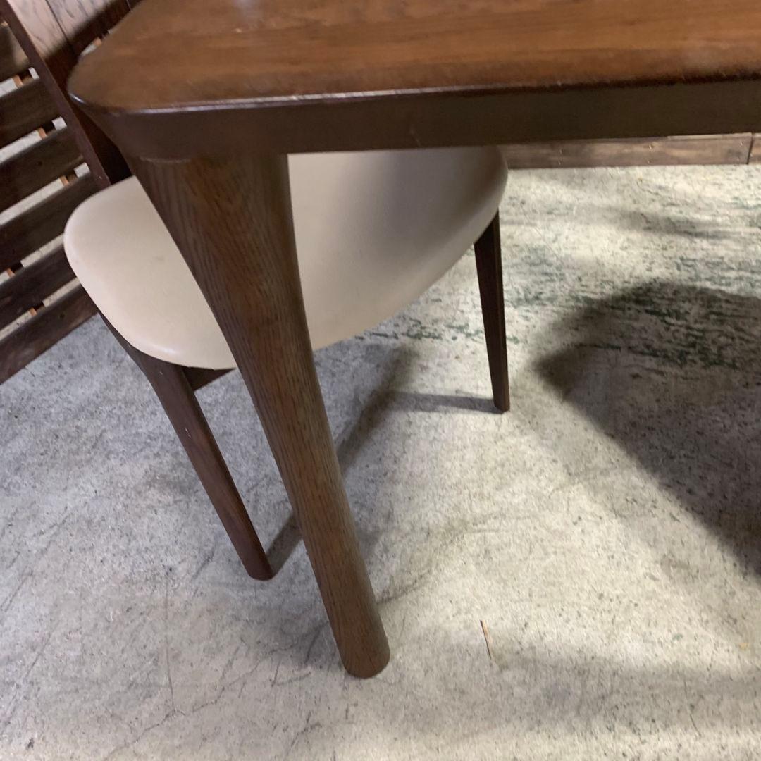 I537\" karimoku W900 ダイニングセット 3点 ブラウン