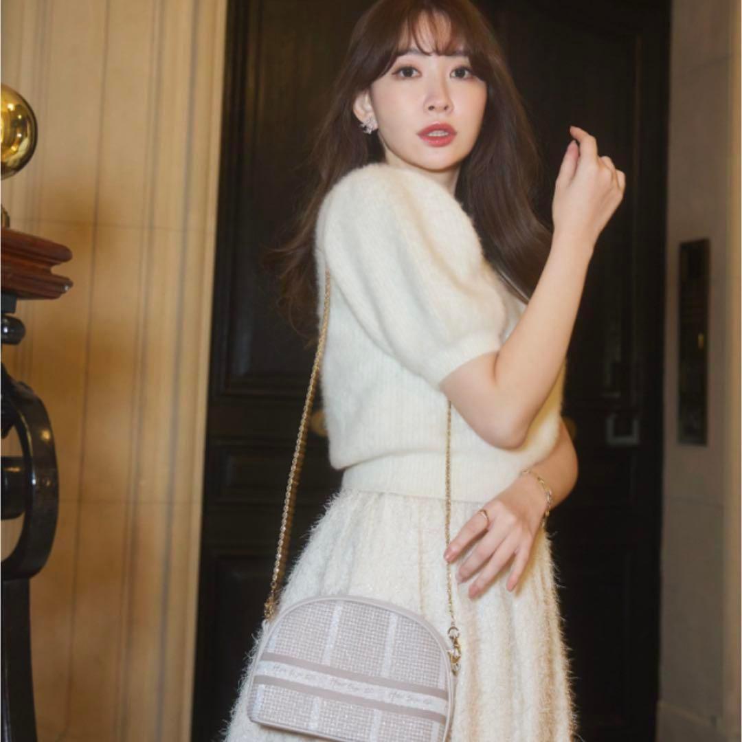 Jacquard Chain Pochette Herlipto バッグ