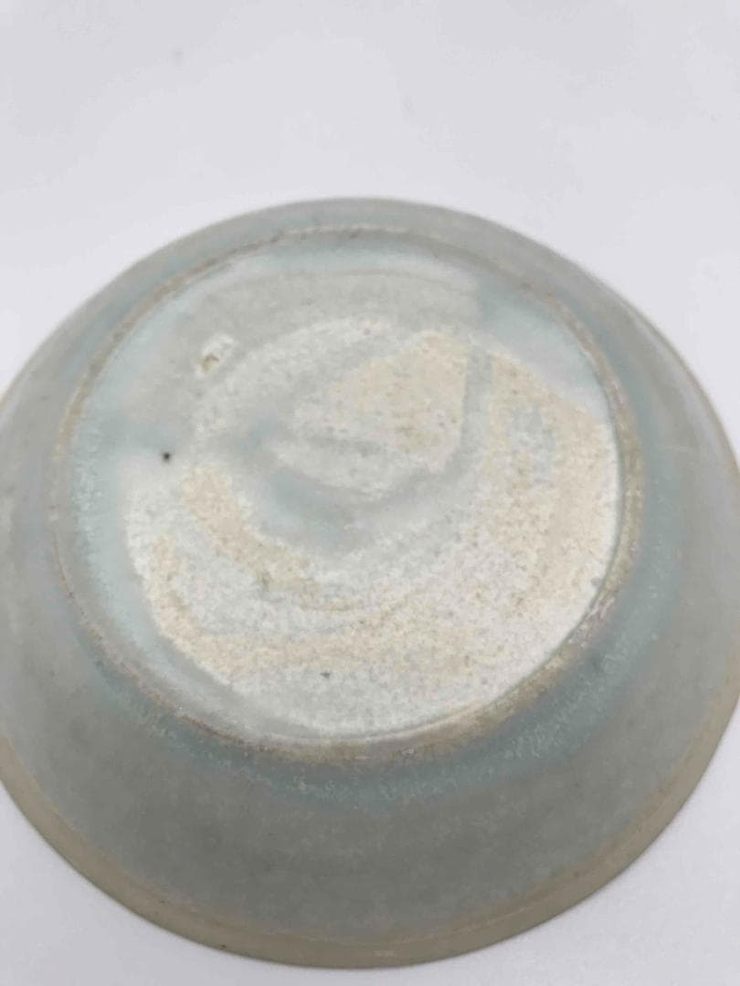 北宋時代 青白磁刻蓮花魚文盤 青磁皿 茶鉢 景徳鎮