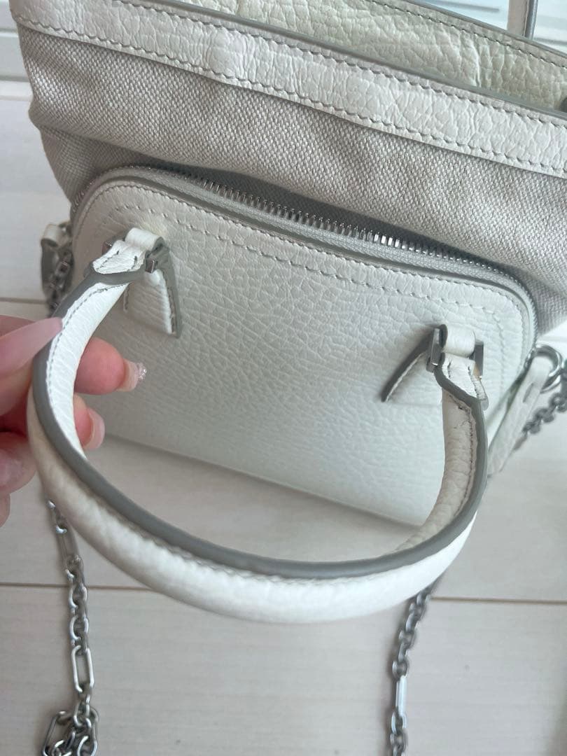 メゾンマルジェラ 5AC マイクロ S56WG0081 2way 白 シロ