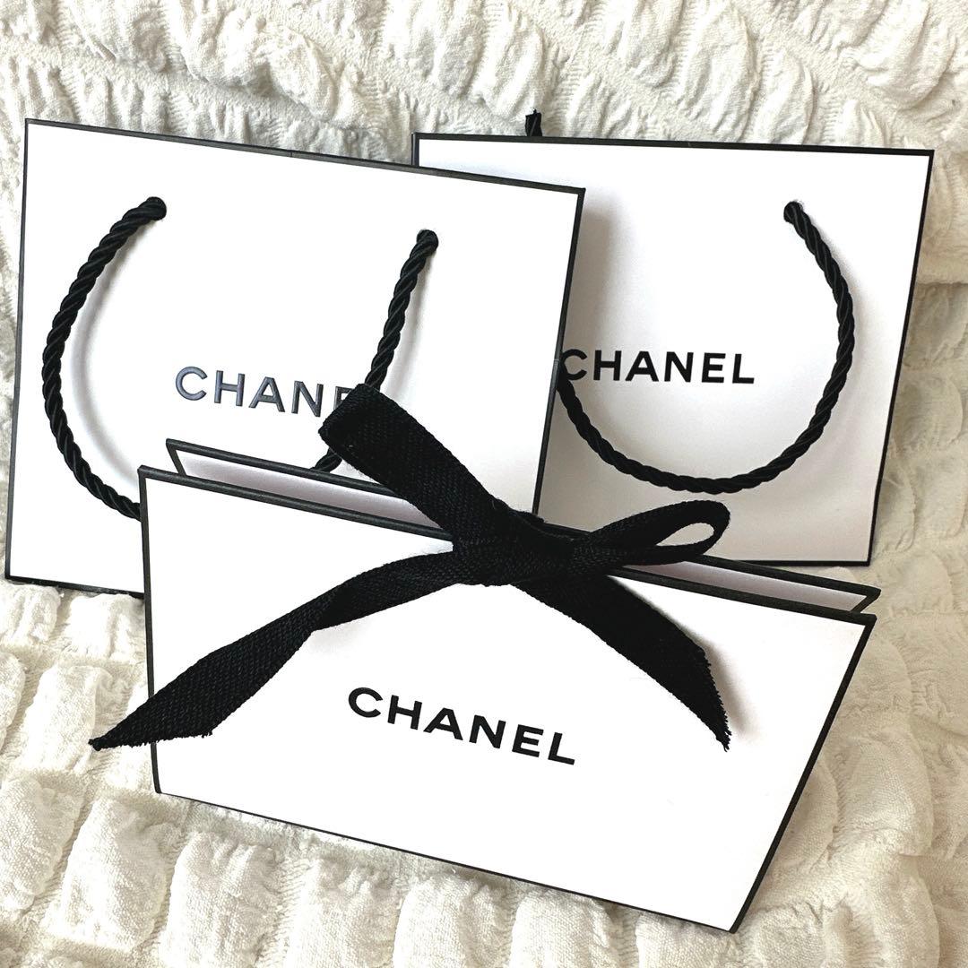 CHANEL ショップ袋&ギフトボックス 3点セット - メルカリ