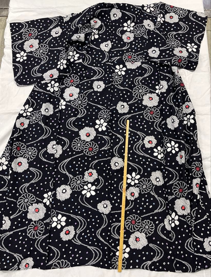 7 1 絞り浴衣 リメイク用