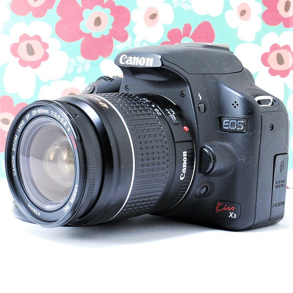 初心者おすすめ❤️Canon Kiss X3 レンズセット❤️スマホ転送OK!