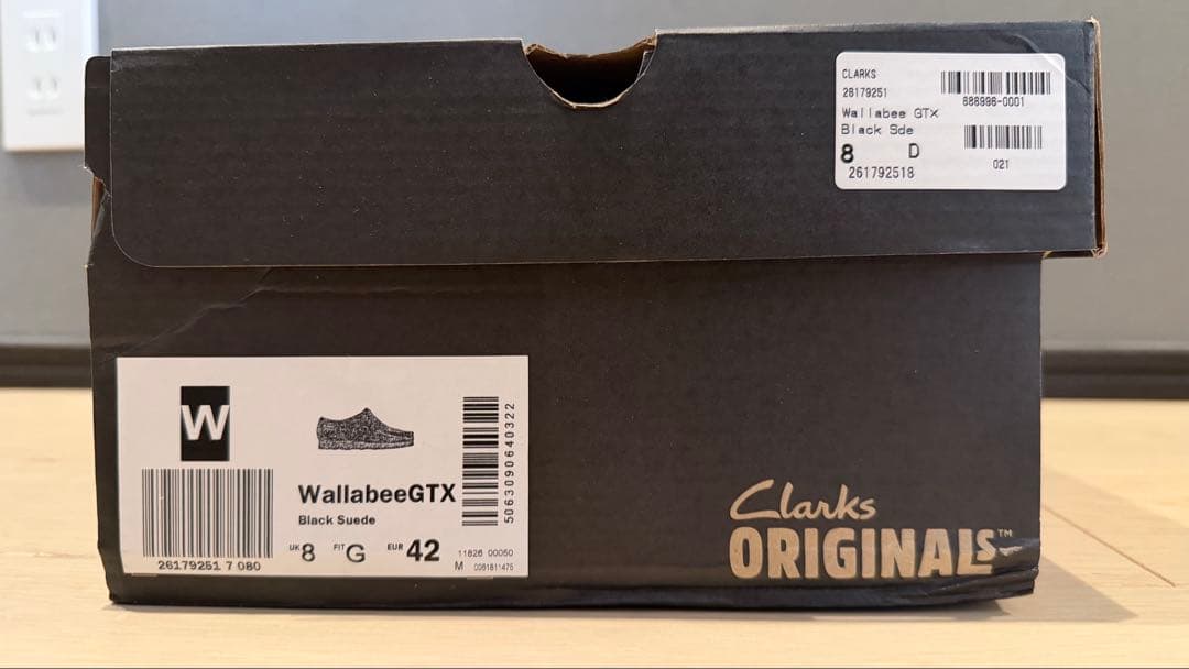 WallabeeGTX / ワラビーゴアテックス （ブラックスエード） UK8