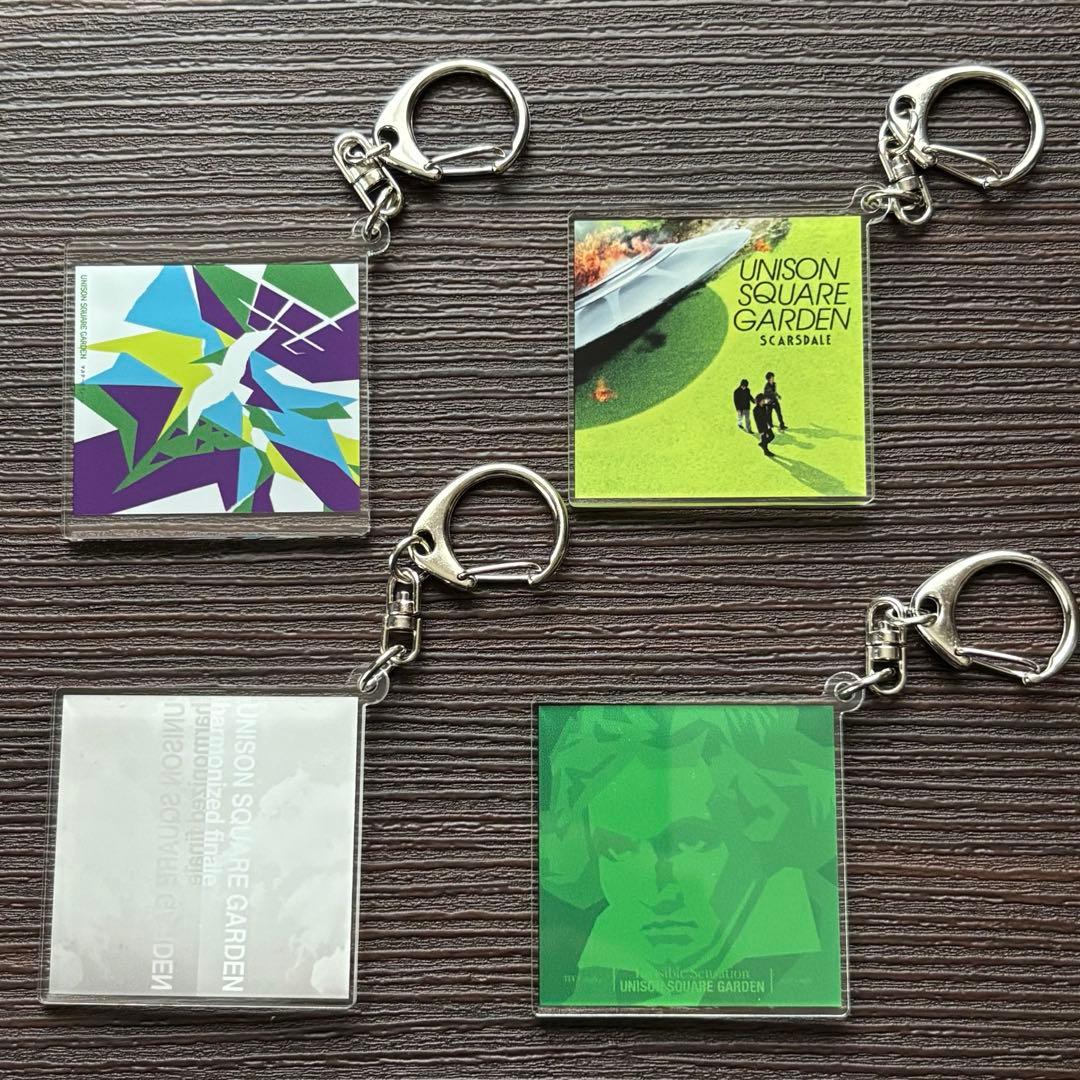 UNISON SQUARE GARDEN ジャケット キーホルダー セット - メルカリ