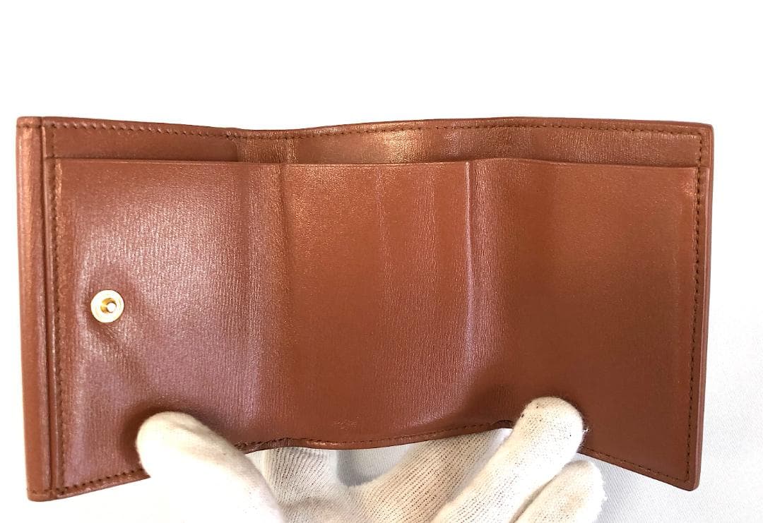 良上品】ジルサンダー 折財布 茶 AA250-15楽天市場】ジルサンダー 財布