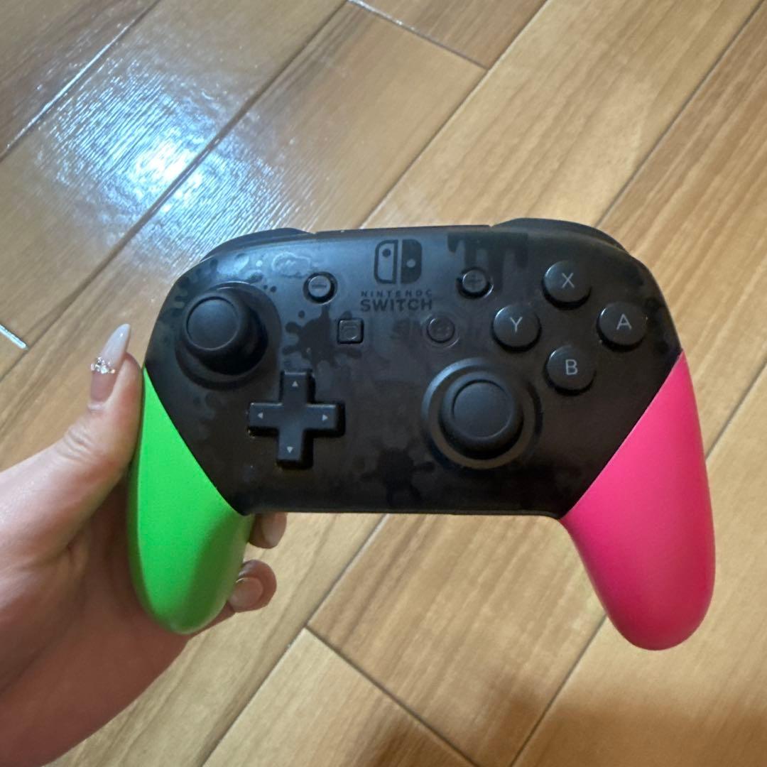 Nintendo Switch ネオンブルー・レッド本体+スプラトゥーンプロコン
