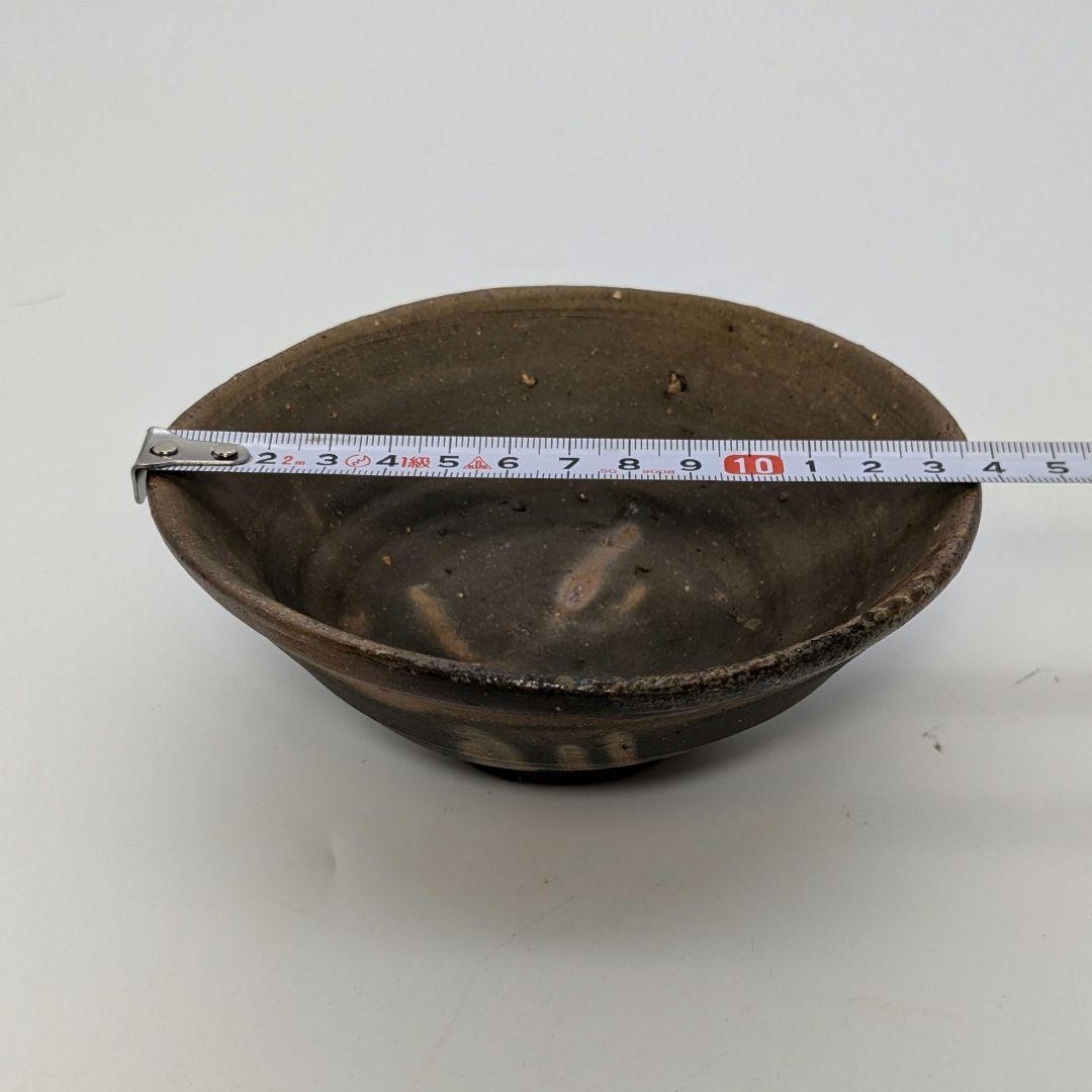 岡山県重要無形文化財 森陶岳 備前焼 金彩緋襷茶盌 合箱 抹茶碗 茶道具