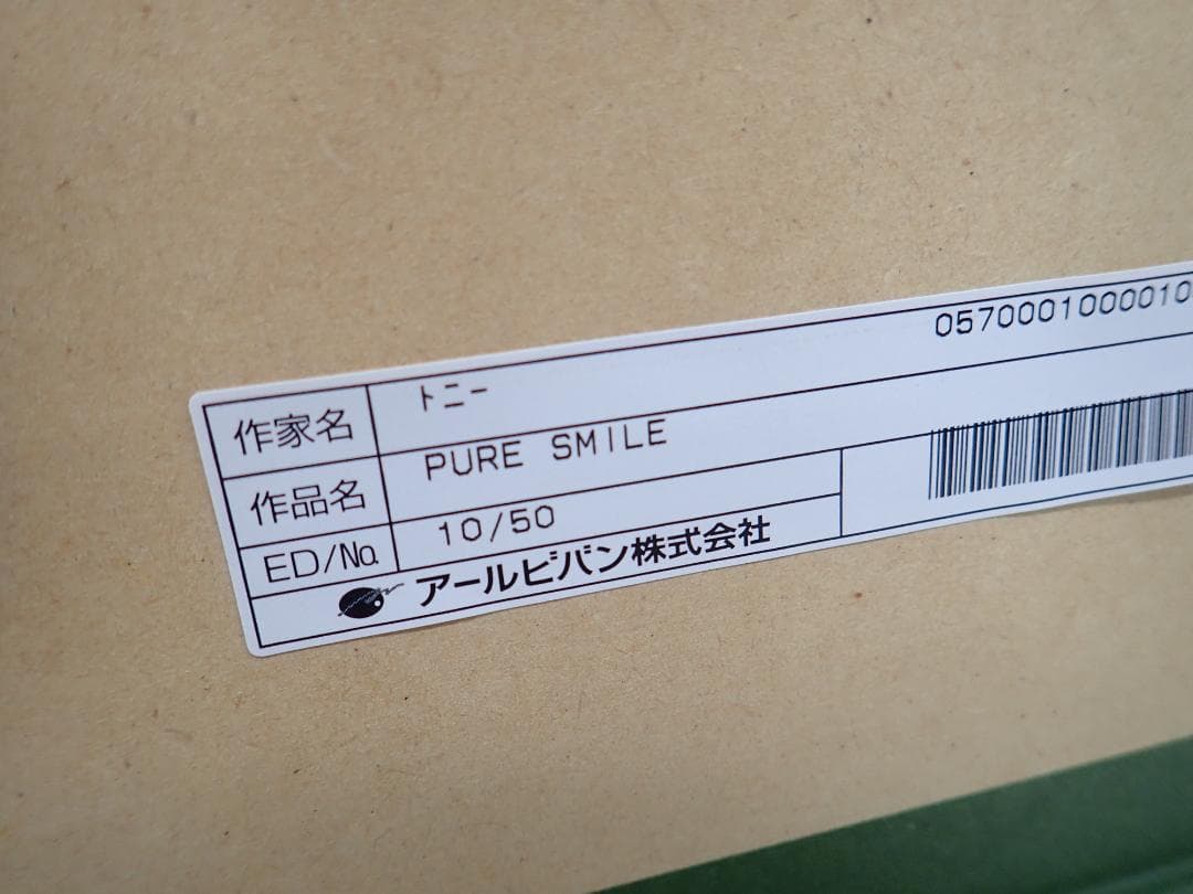 ⑤未使用・保証書 Tony「PURE SMILE」ミクスドメディア アールビバン