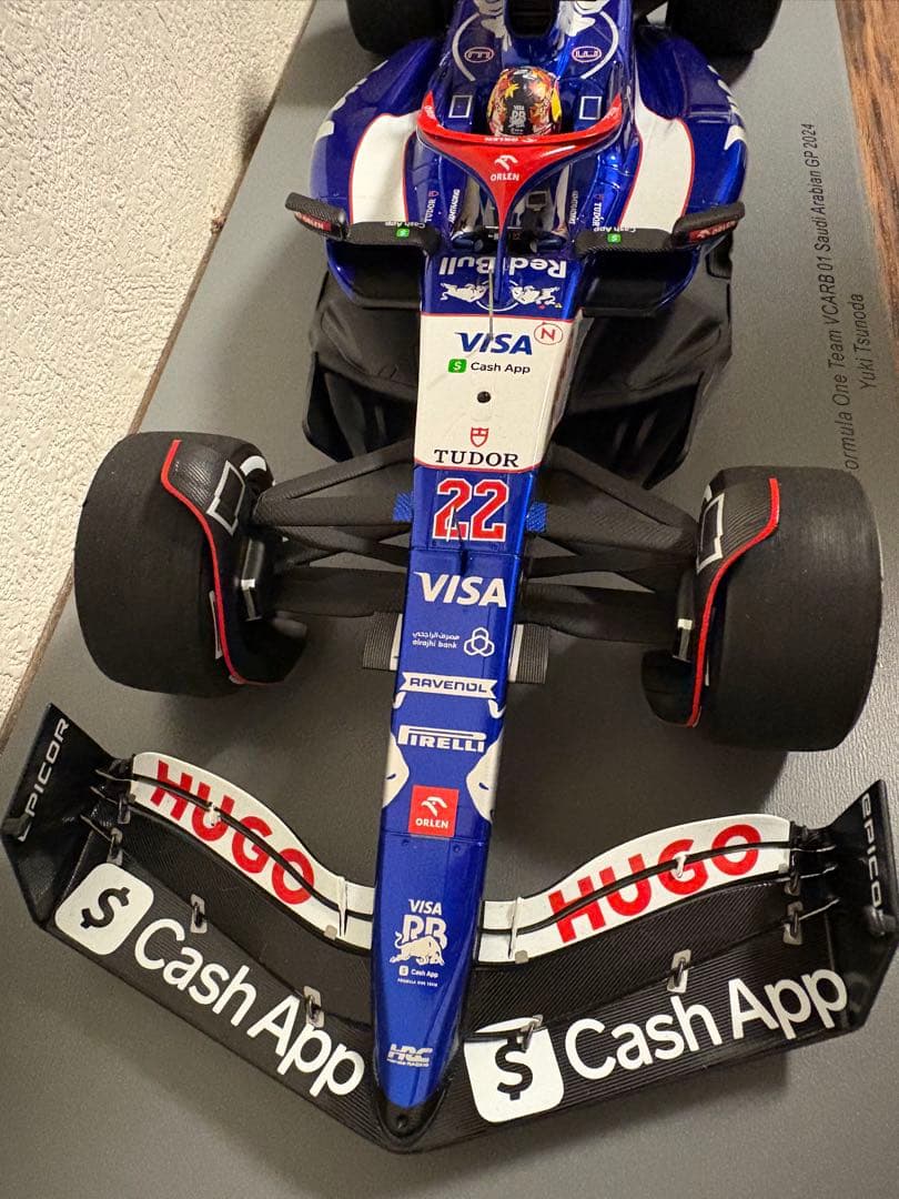 F1 ホンダ VCARB角田裕毅 2024年 サウジアラビアGP 1/18