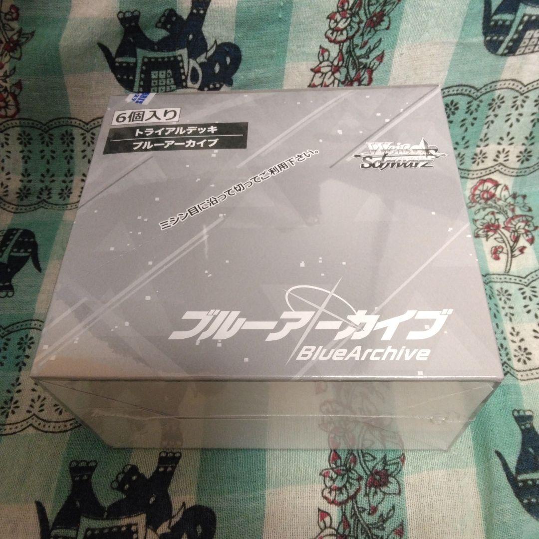新品未開封　ヴァイスシュヴァルツ　ブルーアーカイブ トライアルデッキ初版6個入り