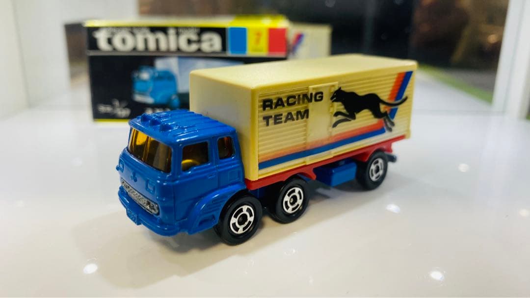 【超レア】トミカ黒箱 7-2-7 ふそうパネルバン RACING TEAM