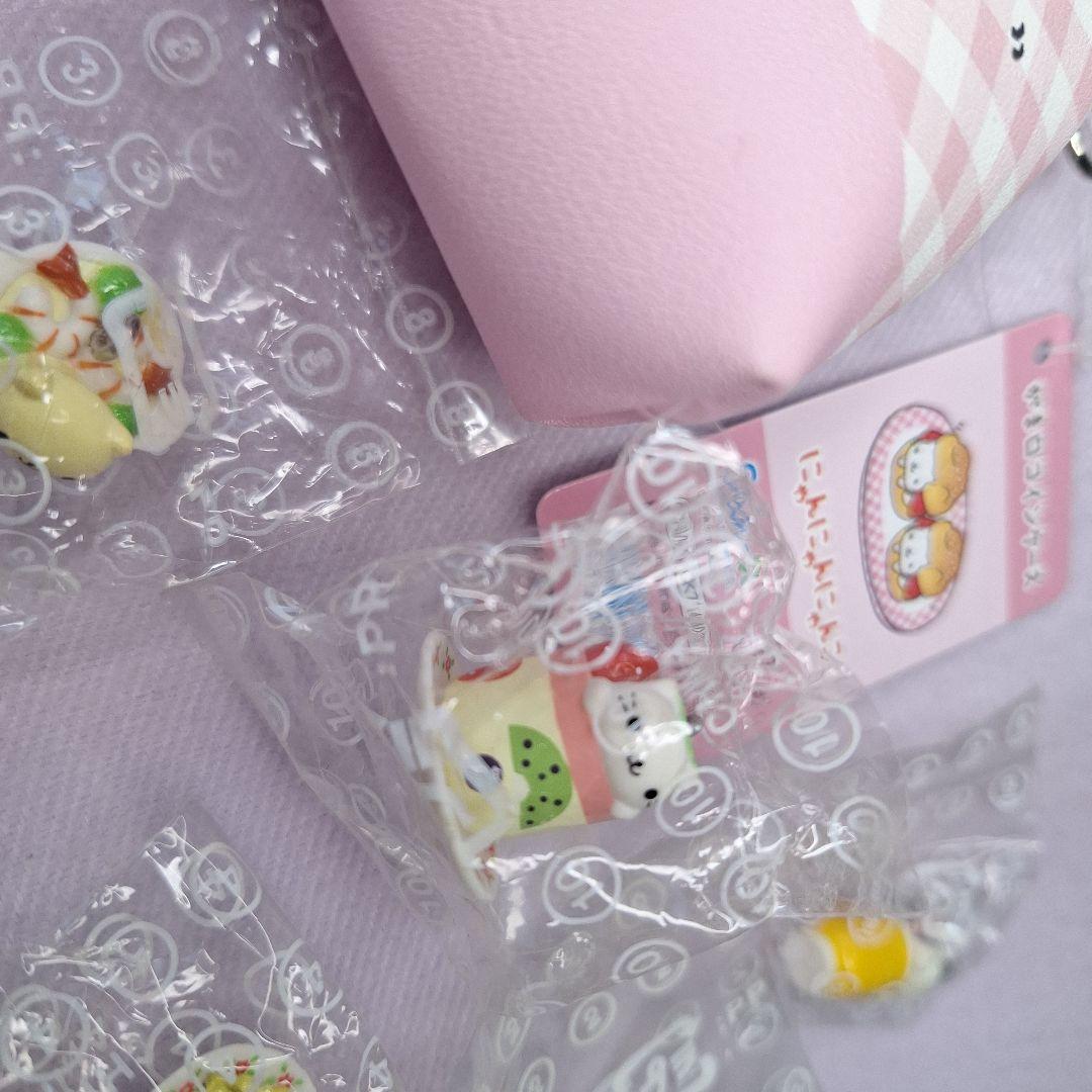 にゃんにゃんにゃんこ　がま口ケース&ストラップトップセット