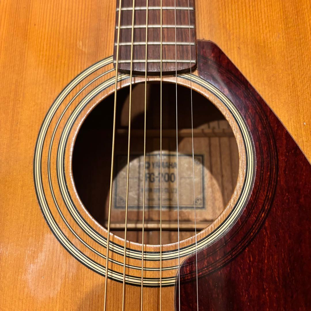 YAMAHA FG-200 グリーンラベル ハードケース付き ヴィンテージアコギ