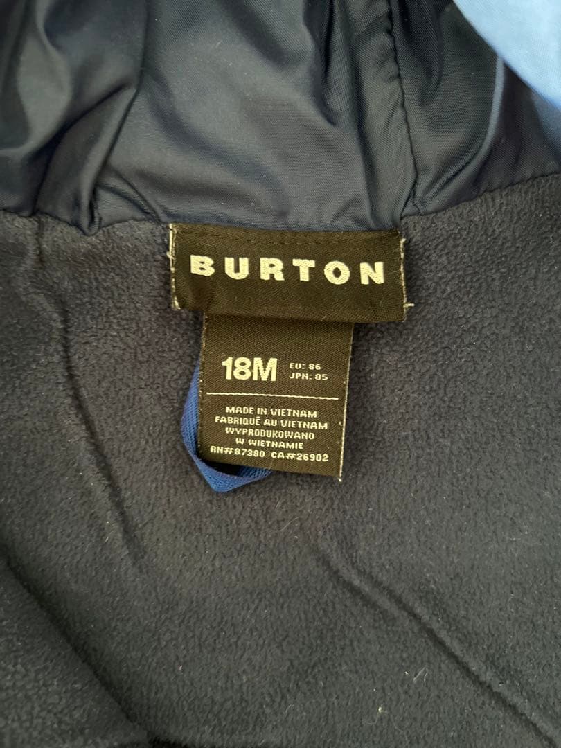 BURTON ベビー アウター グリーン/ブラック18Ｍ　　バンティングスーツ