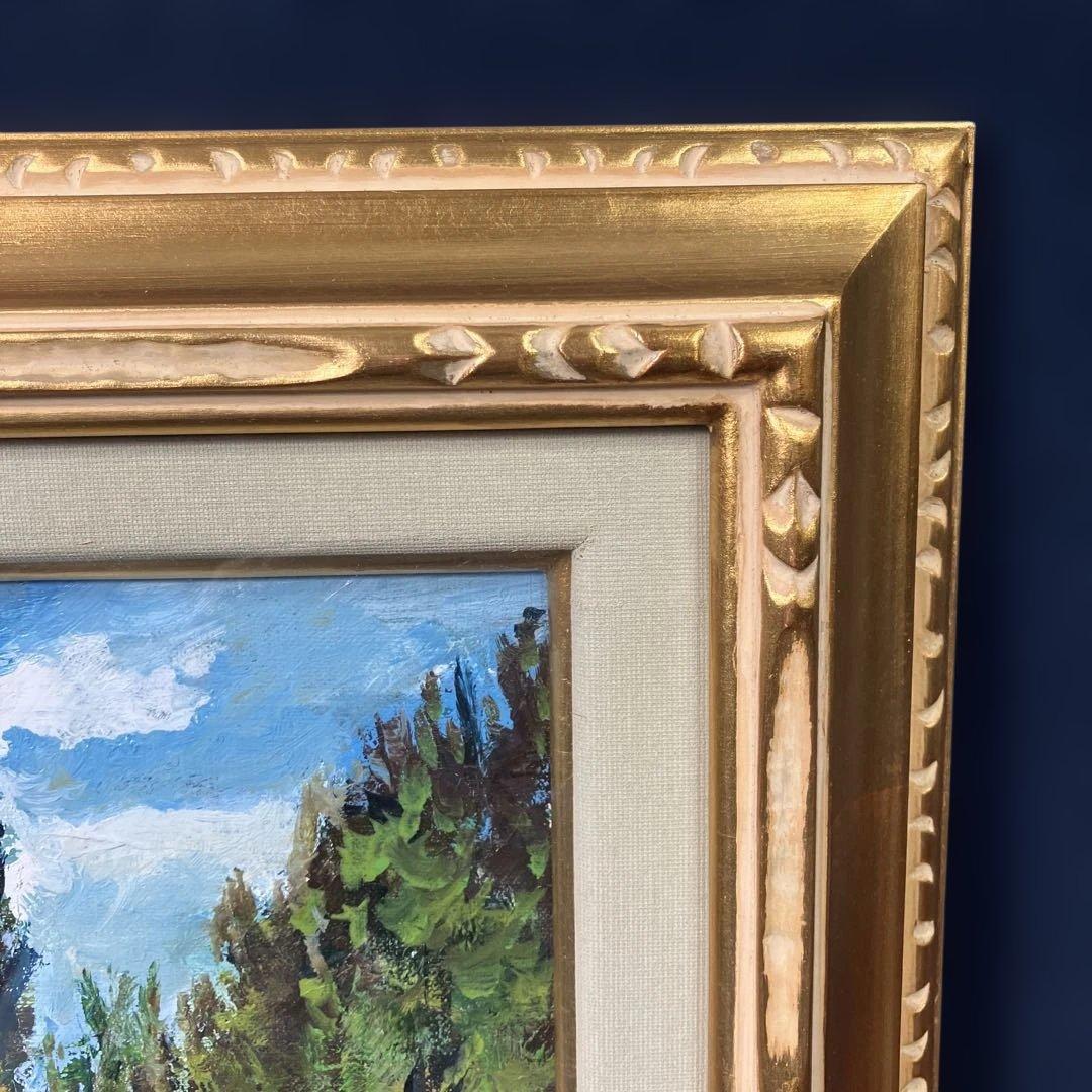 油彩 髙橋益之 「道庁 F6」